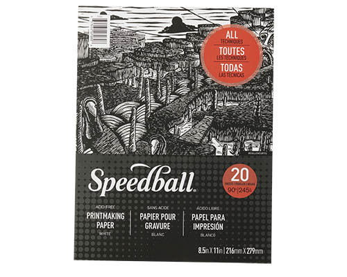 Speedball Printmaking Pad  20 Sheets  8.5 x 11 in. 