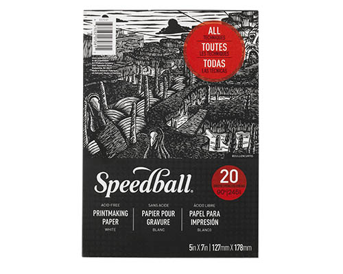 Speedball Printmaking Pad  20 Sheets  5 x 7 in.