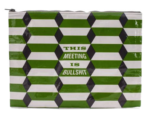 Blue Q Jumbo Pouch – This Meeting