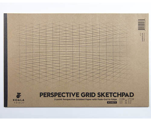 Koala Tools  2-point Perspective Large Sketch Pad 11 x 17 in.