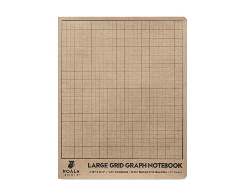Koala Tools   Alternative Views:     Large Quadrille Grid Graph Sketchbook 8 x 10 in.