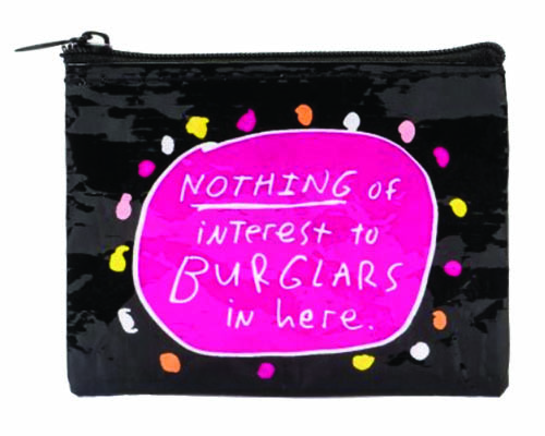 Blue Q Coin Purse  Burglars