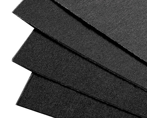 #400 UART Dark Sanded Paper  9 x 12 in. 10 Pack