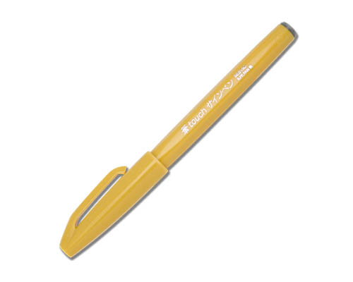 Pentel Sign Pen Brush Tip  Yellow