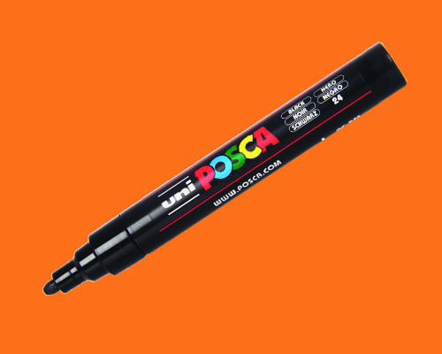 POSCA paint marker  PC-5M  Medium Tip  Orange