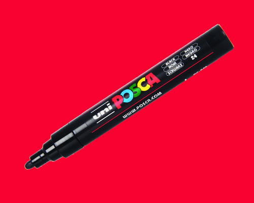 POSCA paint marker  PC-5M  Medium Tip  Red
