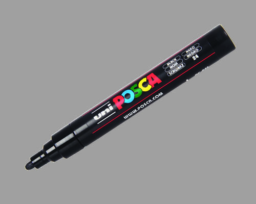 POSCA paint marker  PC-5M  Medium Tip  Grey