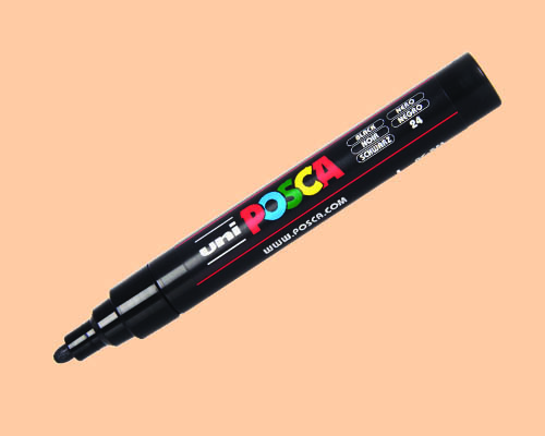 POSCA paint marker  PC-5M  Medium Tip  Fluorescent Orange