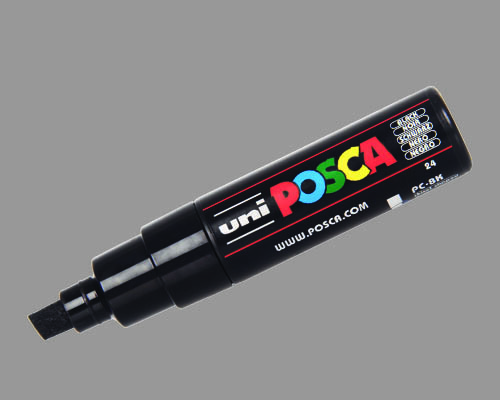 POSCA paint marker  PC-8K  Broad Tip  Silver