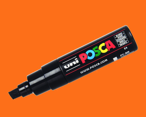 POSCA paint marker  PC-8K  Broad Tip  Orange