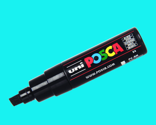 POSCA paint marker  PC-8K  Broad Tip  Light Blue