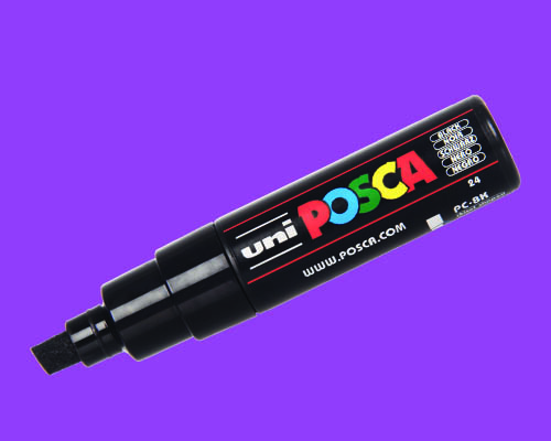 POSCA paint marker  PC-8K  Broad Tip  Violet