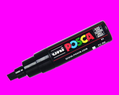 POSCA paint marker  PC-8K  Broad Tip  Pink