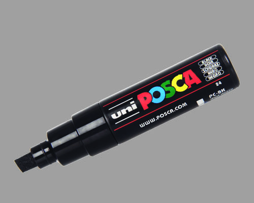 POSCA paint marker  PC-8K  Broad Tip  Grey