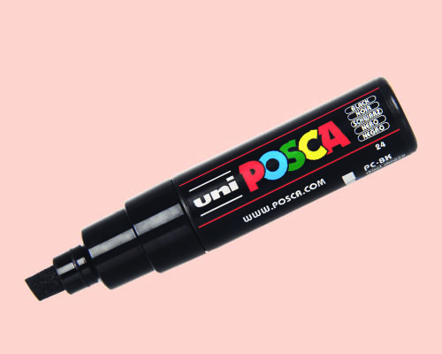 POSCA paint marker  PC-8K  Broad Tip  Light Orange