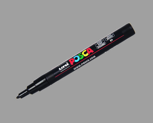 POSCA paint marker  PC-3M  Fine Tip  Grey
