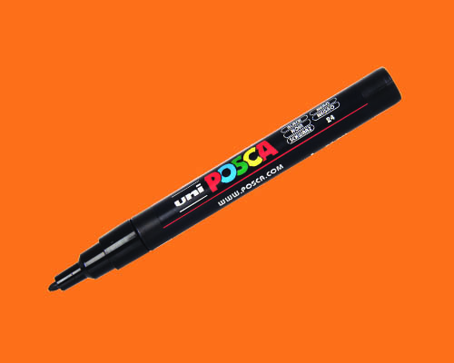POSCA paint marker  PC-3M  Fine Tip  Orange