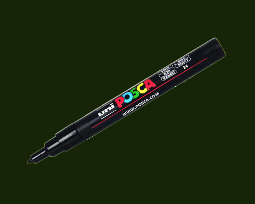 POSCA paint marker  PC-3M  Fine Tip  Khaki Green