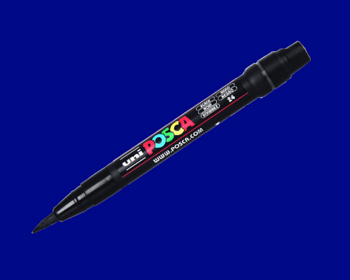 POSCA paint marker  PC-350  Brush Tip  Blue