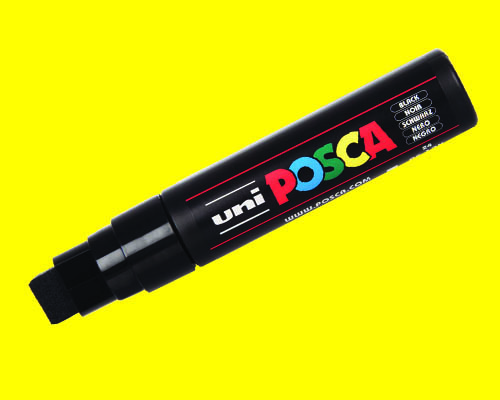 POSCA paint marker  PC-17K  Ultra-Broad Tip  Yellow