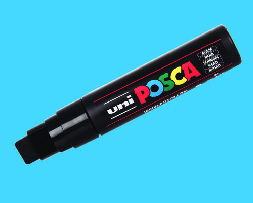 POSCA paint marker  PC-17K  Ultra-Broad Tip  Light Blue