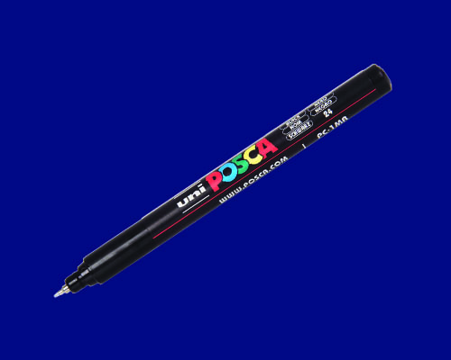 POSCA paint marker  PC-1MR  Ultra-Fine Tip  Blue