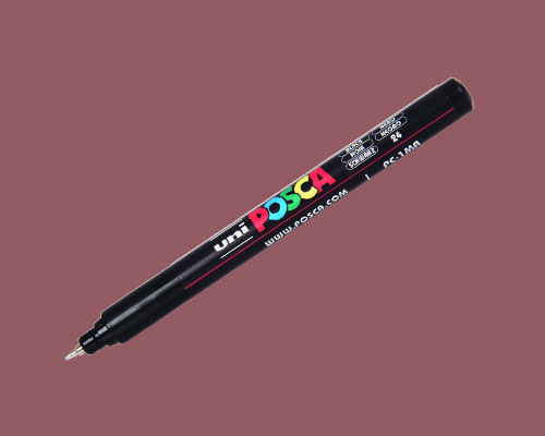 POSCA paint marker  PC-1MR  Ultra-Fine Tip  Metallic Red