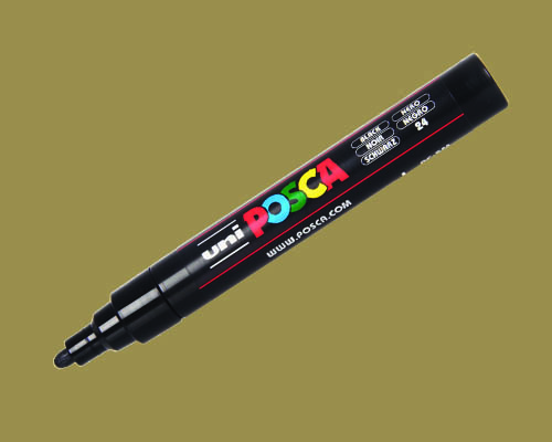 POSCA paint marker  PC-5M  Medium Tip  Gold
