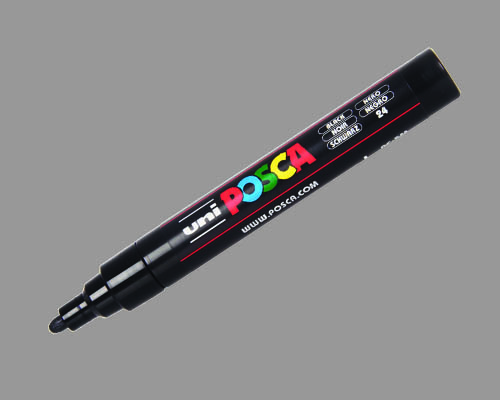 POSCA paint marker  PC-5M  Medium Tip  Silver