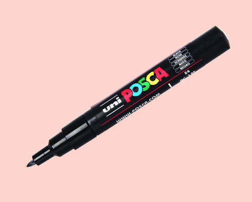 POSCA paint marker  PC-1MC  Extra-Fine Tip  Light Orange