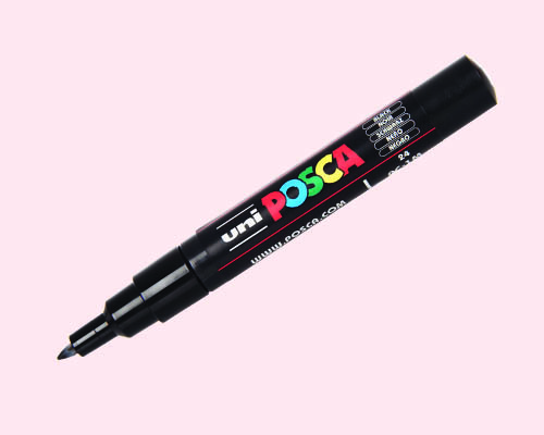 POSCA paint marker  PC-1MC  Extra-Fine Tip  Light Pink