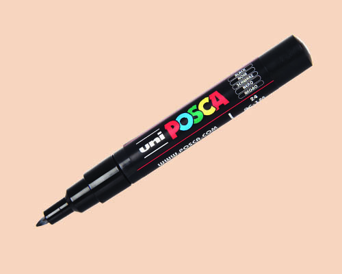 POSCA paint marker  PC-1MC  Extra-Fine Tip  Beige