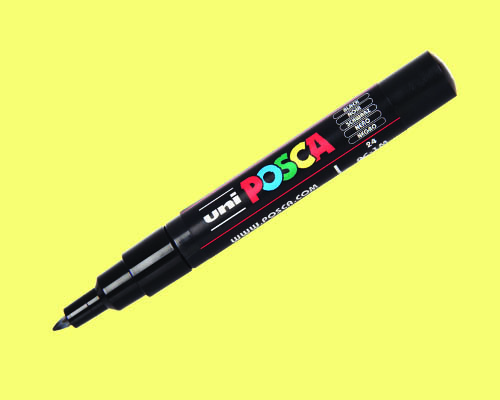 POSCA paint marker  PC-1MC  Extra-Fine Tip  Straw Yellow