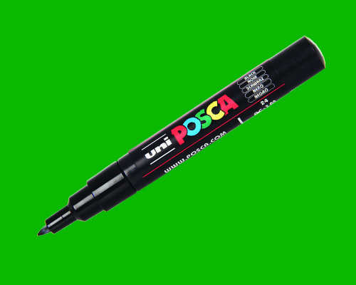 POSCA paint marker  PC-1MC  Extra-Fine Tip  Green