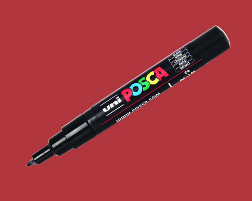 POSCA paint marker  PC-1MC  Extra-Fine Tip  Brown
