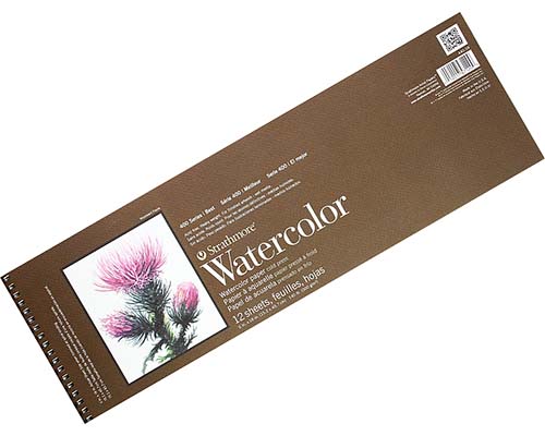 Strathmore Watercolor Paper Pad 12X18 140lb, Cold Press, 12 Sheets -  012017471124