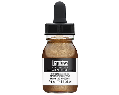 Liquitex Professional Acrylic Ink!  30mL  Iridescent Rich Bronze