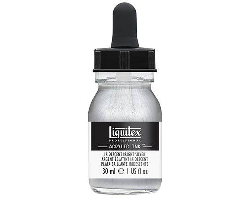 Liquitex Professional Acrylic Ink!  30mL  Iridescent Bright Silver