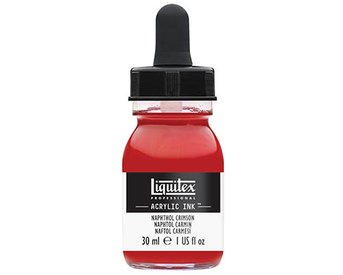 Liquitex Professional Acrylic Ink! – 30mL – Naphthol Crimson