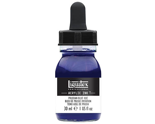 Liquitex Professional Acrylic Ink! – 30mL – Prussian Blue Hue