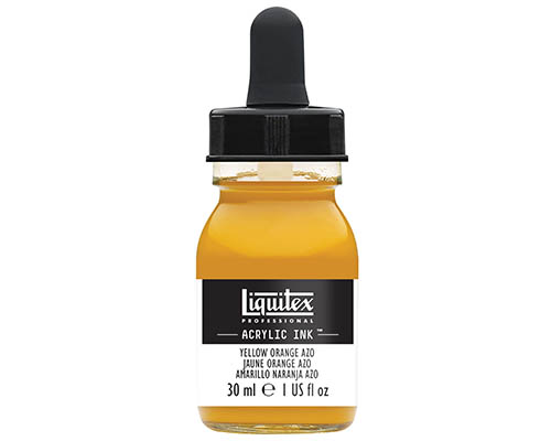 Liquitex Professional Acrylic Ink! – 30mL – Yellow Orange Azo