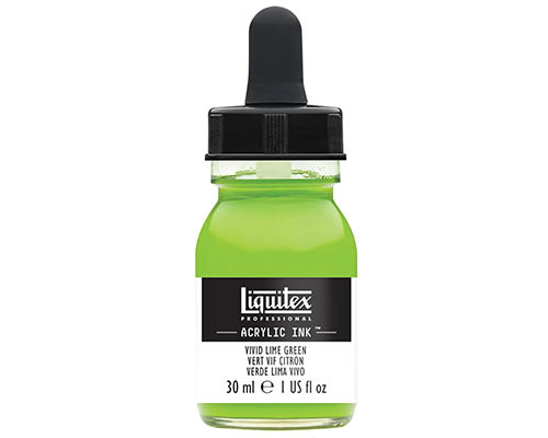 Liquitex Professional Acrylic Ink! – 30mL – Vivid Lime Green