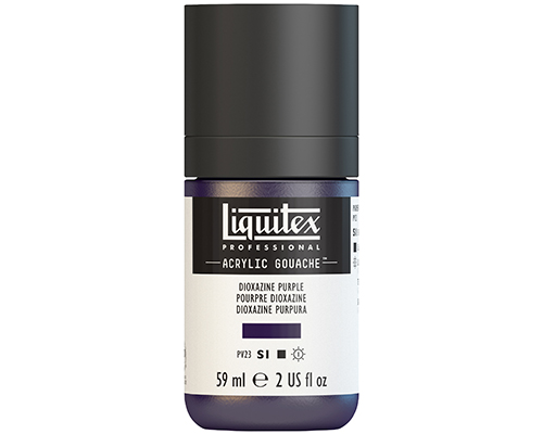Liquitex Professional Acrylic Gouache – 59mL – Dioxazine Purple