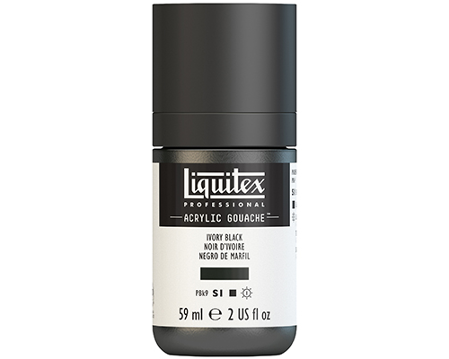 Liquitex Professional Acrylic Gouache  59mL  Ivory Black