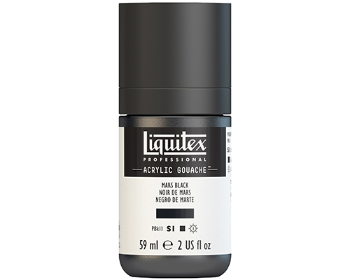 Liquitex Professional Acrylic Gouache – 59mL – Mars Black