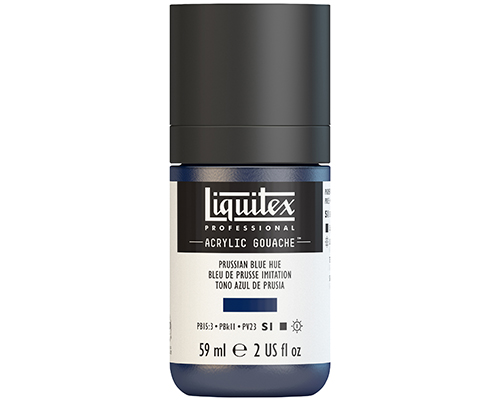 Liquitex Professional Acrylic Gouache – 59mL – Prussian Blue Hue