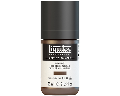 Liquitex Professional Acrylic Gouache – 59mL – Raw Umber