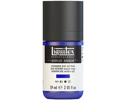 Liquitex Professional Acrylic Gouache – 59mL – Ultramarine Blue (Red Shade)