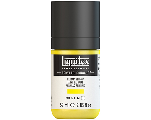 Liquitex Professional Acrylic Gouache  59mL  Primary Yellow