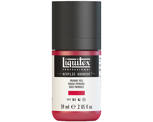 Liquitex Professional Acrylic Gouache – 59mL – Primary Red